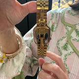 Watch Band Bracelet in Gold