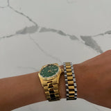 XL Watch Band Bracelet in Gold