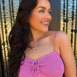 Chansutt Large Diamond Heart Necklace