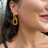 Chansutt Addie Link Earrings in Gold