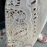 Bayeas Paris High Rise Straight Jeans in White