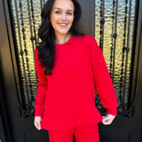 Spanx AirEssentials Crewneck Tunic in Red