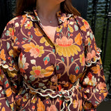 Lena Wildflower Maxi Dress