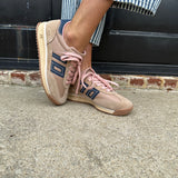 Back 70 Jogger Sneakers in Camel Pink Navy