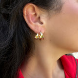 Wrap Earrings in Gold