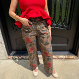Floral Jeans