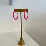 Pastel Hoop Earrings in Multiple Colors