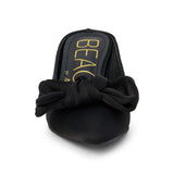 Matisse Bow Kitten Heel Mule in Black
