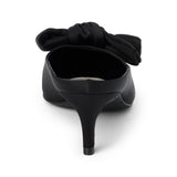 Matisse Bow Kitten Heel Mule in Black