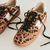 Dolce Vita Notice Calf Hair Sneakers in Leopard Print