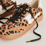 Dolce Vita Notice Calf Hair Sneakers in Leopard Print
