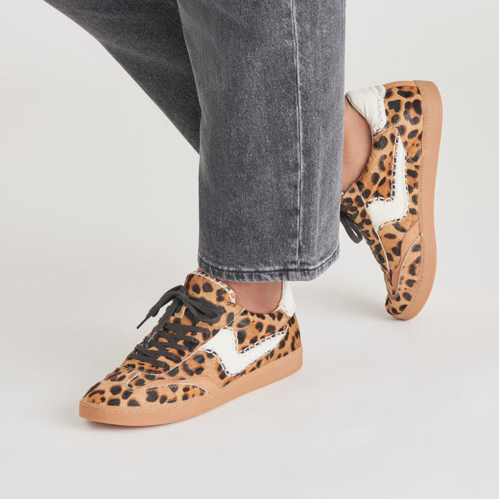 Dolce Vita Notice Calf Hair Leopard Sneakers