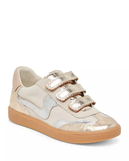 Dolce Vita Notice Velcro Metallic Silver & Gold