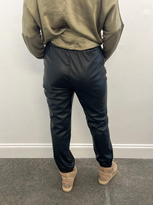 Z Supply Lenora Faux Leather Joggers