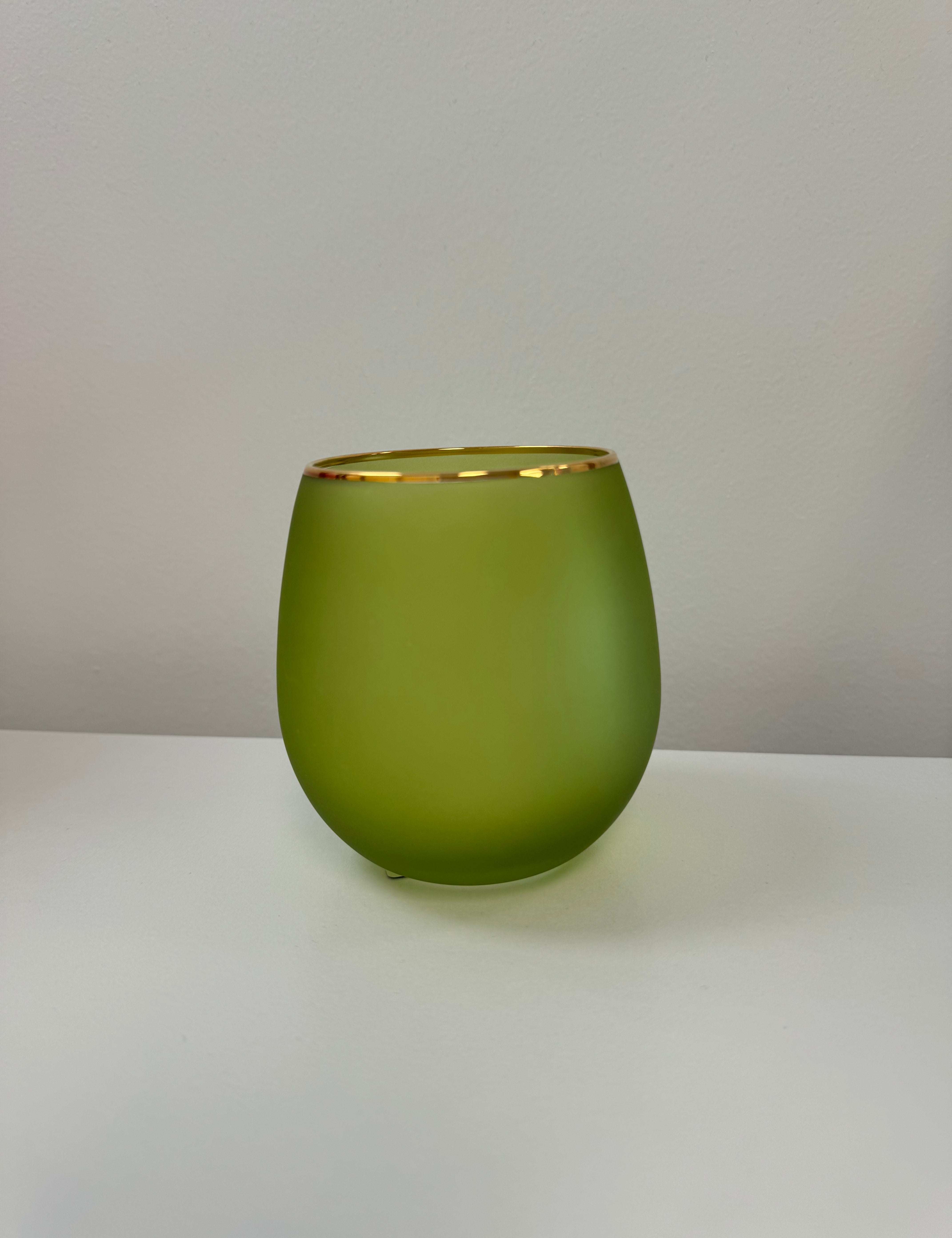 180 Degrees Frosted Sipper Steamless Wine Glasses