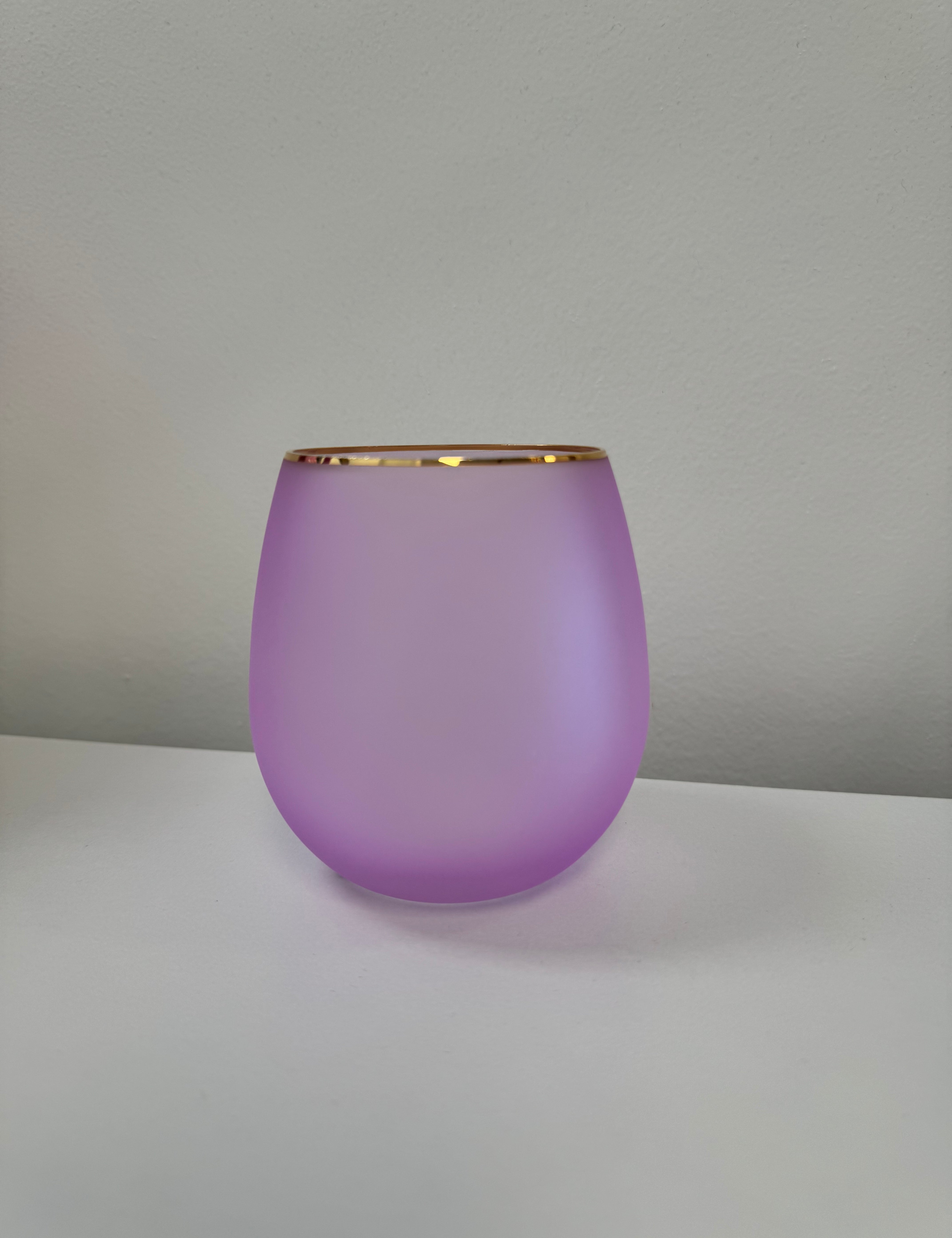 180 Degrees Frosted Sipper Steamless Wine Glasses