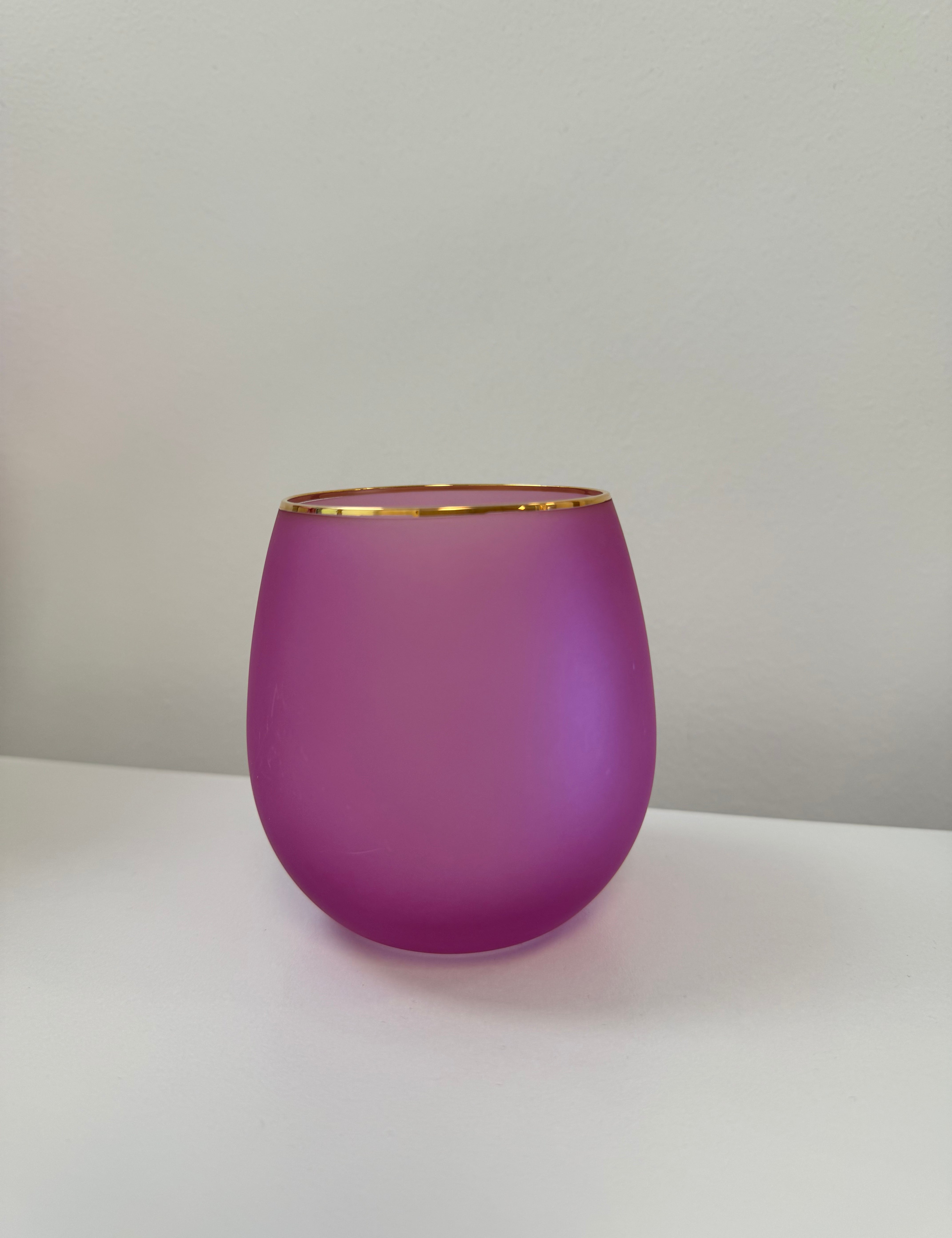 180 Degrees Frosted Sipper Steamless Wine Glasses