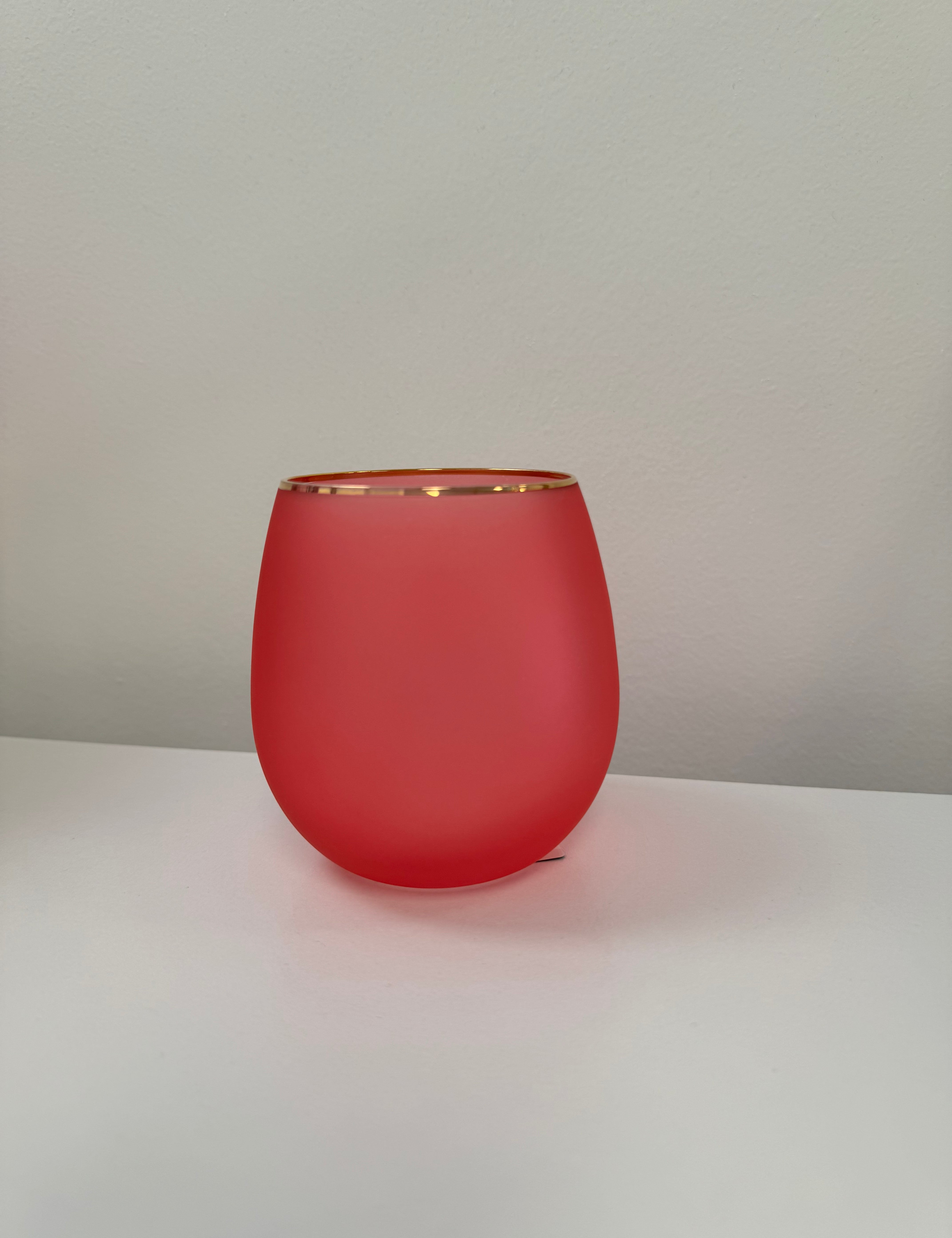 180 Degrees Frosted Sipper Steamless Wine Glasses