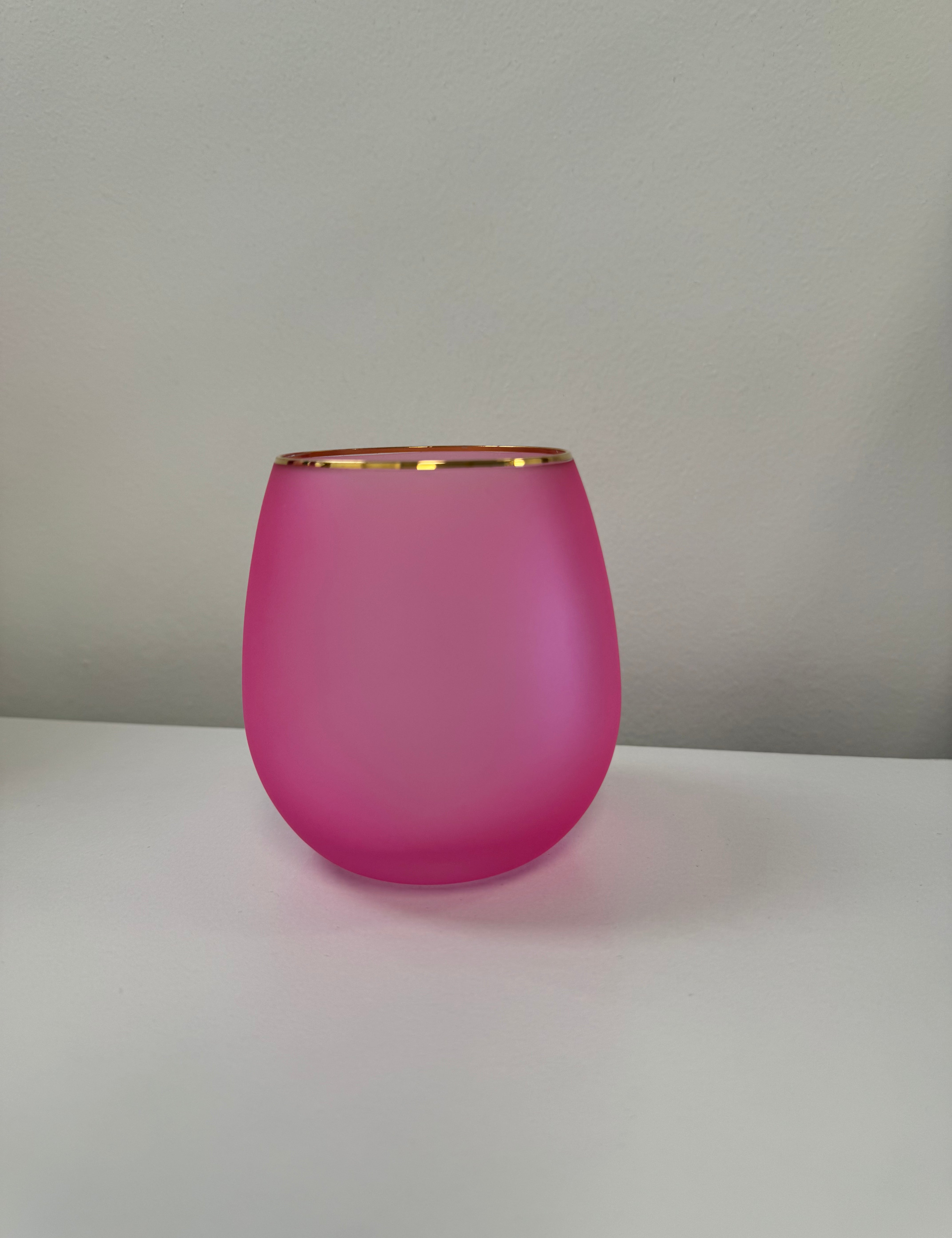 180 Degrees Frosted Sipper Steamless Wine Glasses