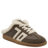 Back70 Easter Slip On Fur Lined Sneakers in Taupe
