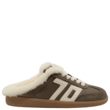 Back70 Easter Slip On Fur Lined Sneakers in Taupe