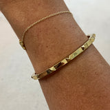 Studded Cuff in Gold