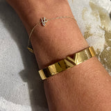V Bangle Bracelet in Gold