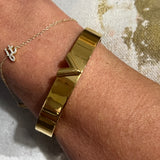 V Bangle Bracelet in Gold