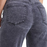 Bayeas High Rise Wide Leg Jeans in Graphite