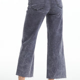 Bayeas High Rise Wide Leg Jeans in Graphite