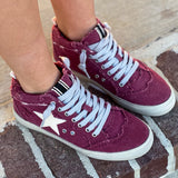 Paulina Canvas Sneaker in Wine