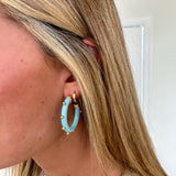 Studded Hoo Hoops