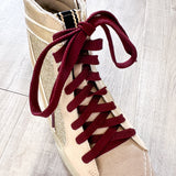 Shoelaces in Maroon