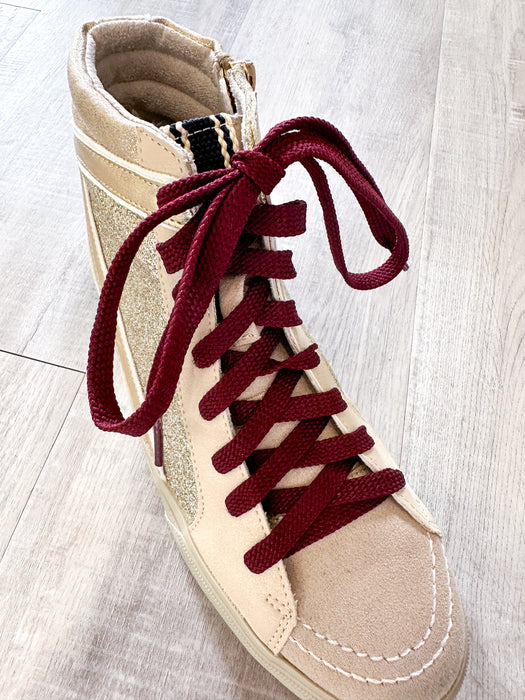Maroon Shoelaces