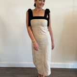 Monomoy Linen Button Down Maxi in Sette