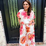 Ivy Floral Wide Pant & Top Set