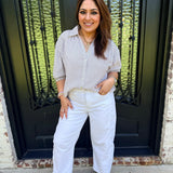Jaynee Stipe Top in Praline