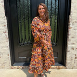 Lena Wildflower Maxi Dress