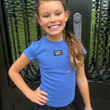 Lulu Mac Kids Babydoll Tee in Royal
