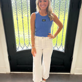 Lulu Mac Solid Tank Top in Royal Blue