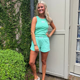 Lulu Mac Tank in Seafoam