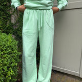 Lulu Mac Terry Cloth Pant in Mint