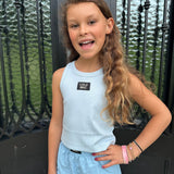 Lulu Mac Youth Solid Tank Top in Light Blue