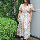 Petal Glow Maxi Dress