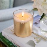 1-Wick Gold Leaf Candle