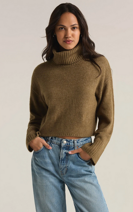 Z Supply Ursa Turtleneck Sweater Top