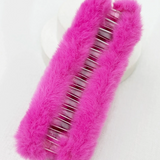 Faux Fur Hair Clips in Multiple Colors