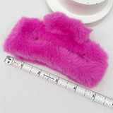 Faux Fur Hair Clips in Multiple Colors