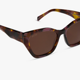 DIFF Evie Torino Sunglasses in Tortoise + Brown