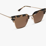 DIFF Capri Sunglasses in Espresso Tortoise Brown
